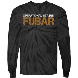 FUBAR Military Humor Tie-Dye Long Sleeve Shirt