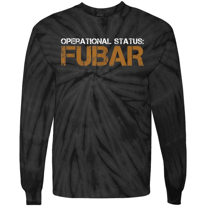 FUBAR Military Humor Tie-Dye Long Sleeve Shirt