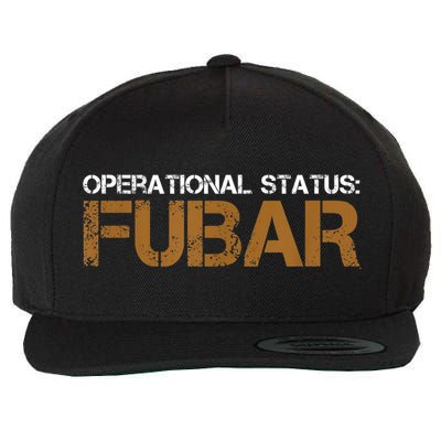 FUBAR Military Humor Wool Snapback Cap