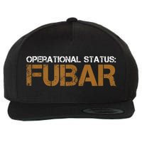 FUBAR Military Humor Wool Snapback Cap