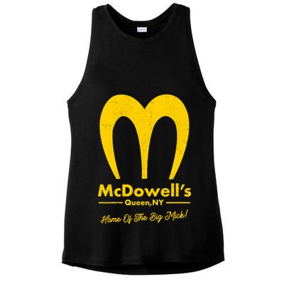 Funny McDowell's Home Of The Big Mick Ladies PosiCharge Tri-Blend Wicking Tank