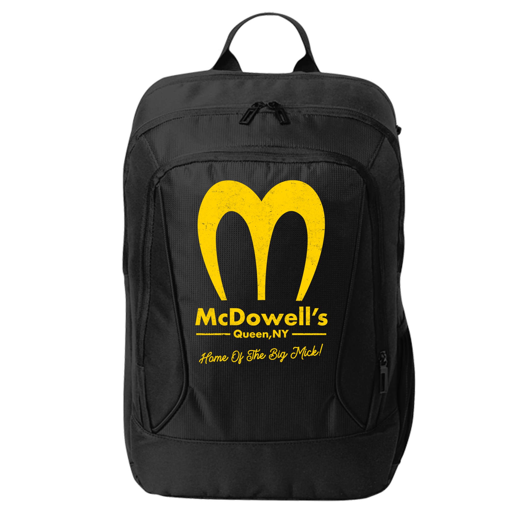 Funny McDowell's Home Of The Big Mick City Backpack