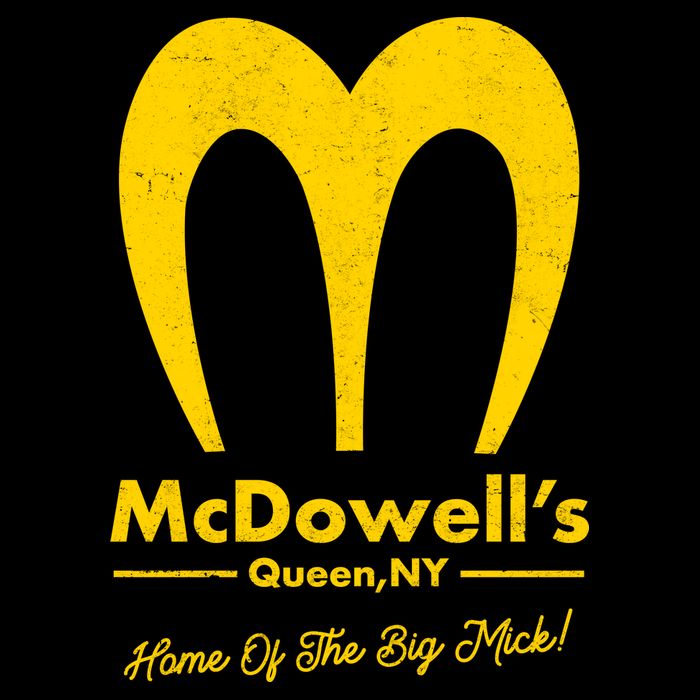 Funny McDowell's Home Of The Big Mick Flat Bill Trucker Hat
