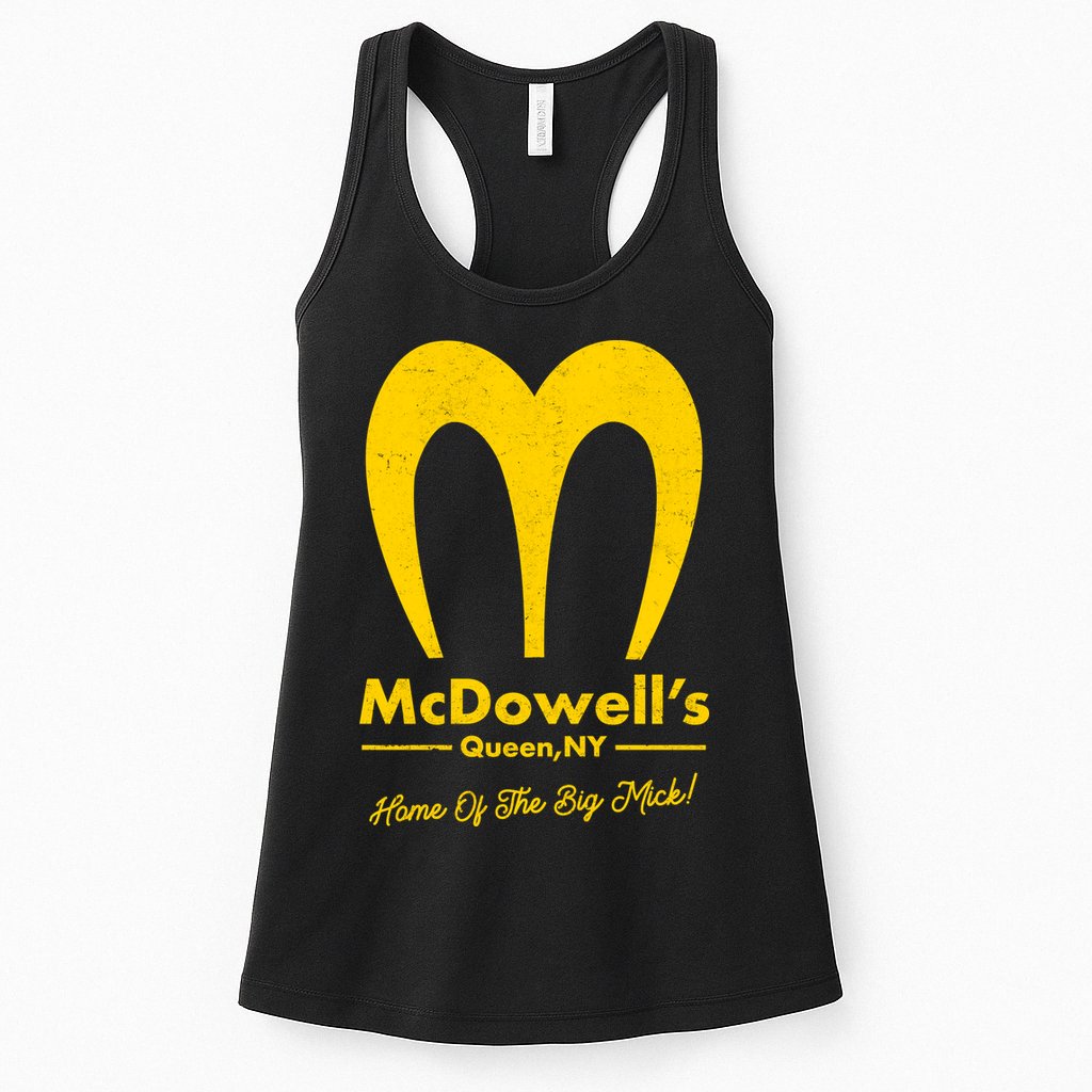 Funny McDowell's Home Of The Big Mick Womens Tank Top