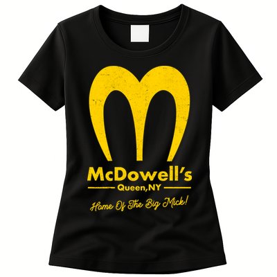 Funny McDowell's Home Of The Big Mick Womens T-Shirt