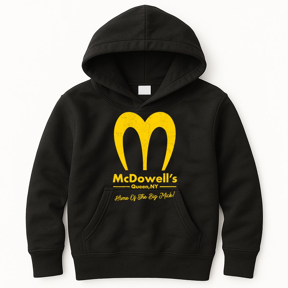 Funny McDowell's Home Of The Big Mick Kids Hoodie