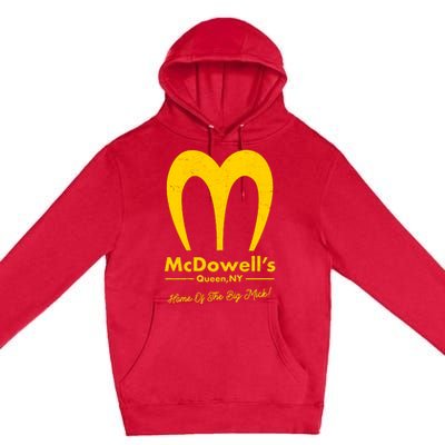 Funny McDowell's Home Of The Big Mick Premium Pullover Hoodie