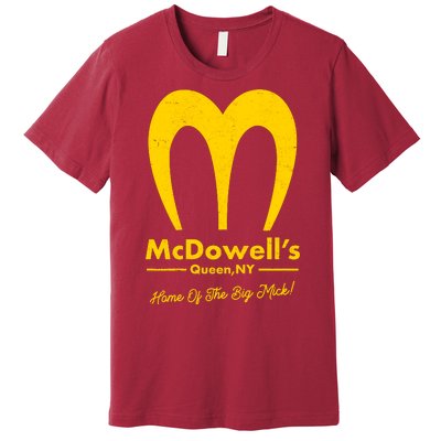 Funny McDowell's Home Of The Big Mick Premium T-Shirt