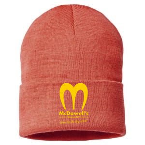 Funny McDowell's Home Of The Big Mick Sustainable Knit Beanie