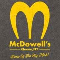 Funny McDowell's Home Of The Big Mick Cotton Canvas Backpack