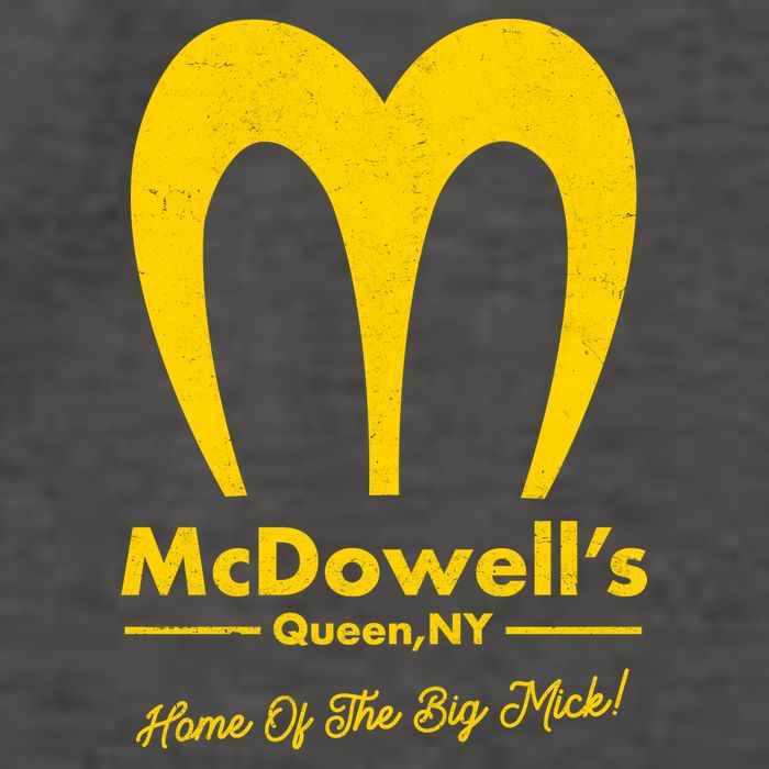 Funny McDowell's Home Of The Big Mick Vector Backpack