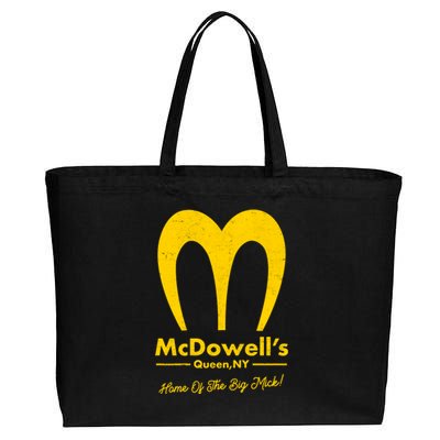 Funny McDowell's Home Of The Big Mick Cotton Canvas Jumbo Tote