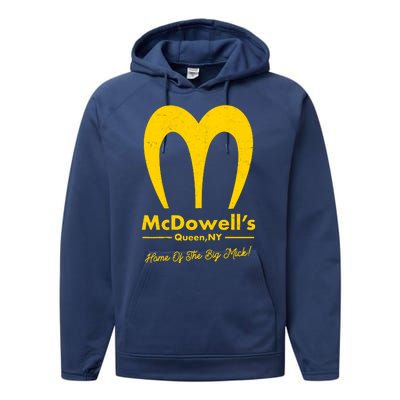 Funny McDowell's Home Of The Big Mick Performance Fleece Hoodie