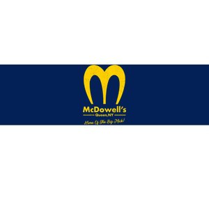 Funny McDowell's Home Of The Big Mick Bumper Sticker