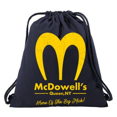 Funny McDowell's Home Of The Big Mick Drawstring Bag