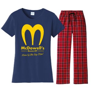 Funny McDowell's Home Of The Big Mick Women's Flannel Pajama Set