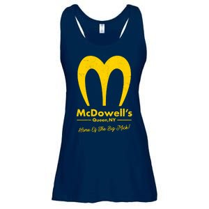 Funny McDowell's Home Of The Big Mick Ladies Essential Flowy Tank