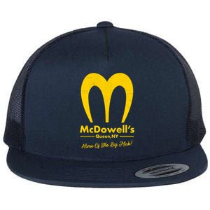 Funny McDowell's Home Of The Big Mick Flat Bill Trucker Hat