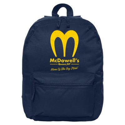 Funny McDowell's Home Of The Big Mick 16 in Basic Backpack