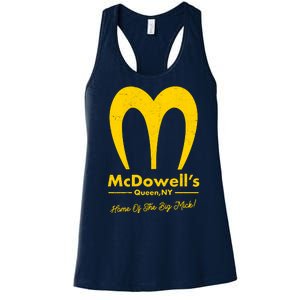 Funny McDowell's Home Of The Big Mick Women's Racerback Tank