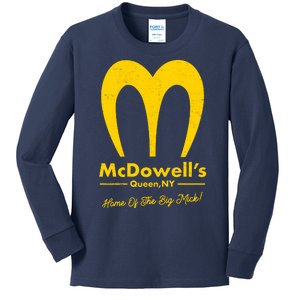 Funny McDowell's Home Of The Big Mick Kids Long Sleeve Shirt