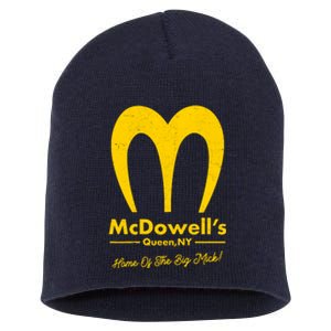 Funny McDowell's Home Of The Big Mick Short Acrylic Beanie