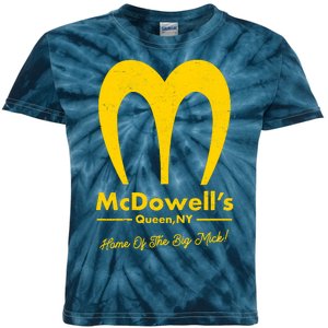 Funny McDowell's Home Of The Big Mick Kids Tie-Dye T-Shirt