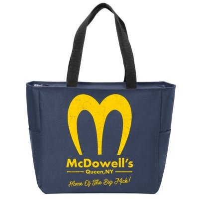 Funny McDowell's Home Of The Big Mick Zip Tote Bag