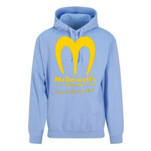 Funny McDowell's Home Of The Big Mick Unisex Surf Hoodie