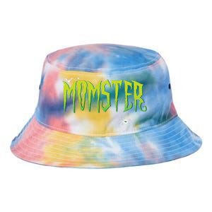 Funny Momster Halloween Mom Costume Dadcula Family matching Tie Dye Newport Bucket Hat