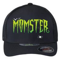 Funny Momster Halloween Mom Costume Dadcula Family matching Flexfit Unipanel Trucker Cap