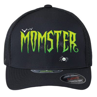 Funny Momster Halloween Mom Costume Dadcula Family matching Flexfit Unipanel Trucker Cap