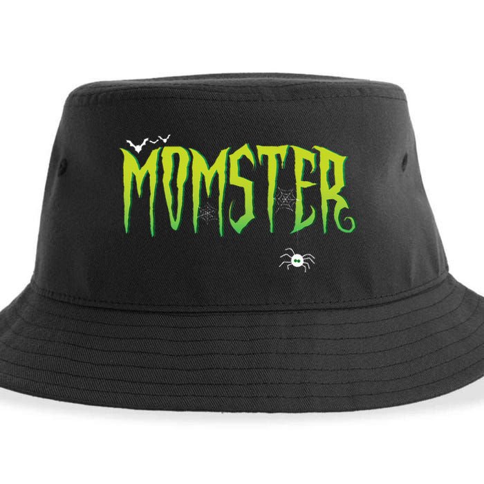 Funny Momster Halloween Mom Costume Dadcula Family matching Sustainable Bucket Hat