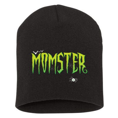 Funny Momster Halloween Mom Costume Dadcula Family matching Short Acrylic Beanie