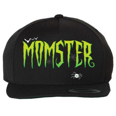 Funny Momster Halloween Mom Costume Dadcula Family matching Wool Snapback Cap