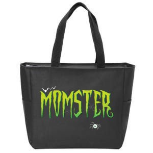 Funny Momster Halloween Mom Costume Dadcula Family matching Zip Tote Bag