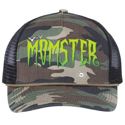 Funny Momster Halloween Mom Costume Dadcula Family matching Retro Rope Trucker Hat Cap