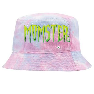 Funny Momster Halloween Mom Costume Dadcula Family matching Tie-Dyed Bucket Hat