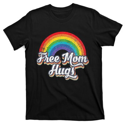 Free Mom Hugs Pride Rainbow Gay Lgbt T-Shirt