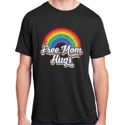 Free Mom Hugs Pride Rainbow Gay Lgbt Adult ChromaSoft Performance T-Shirt