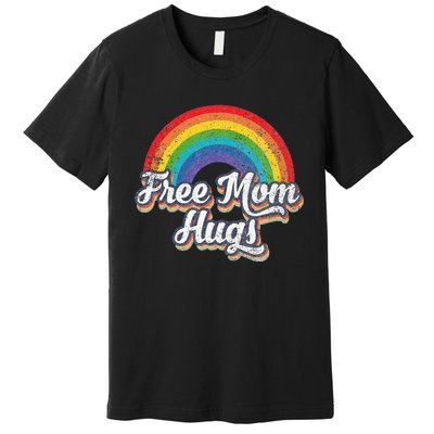 Free Mom Hugs Pride Rainbow Gay Lgbt Premium T-Shirt