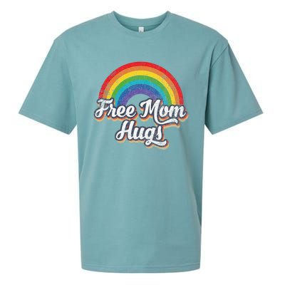 Free Mom Hugs Pride Rainbow Gay Lgbt Sueded Cloud Jersey T-Shirt