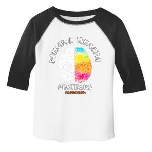 Funny Mental Health Matters End The Stigma Love Awareness Toddler Fine Jersey T-Shirt