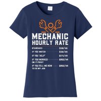 Funny Mechanic Hourly Rate Labor Rates Women's T-Shirt