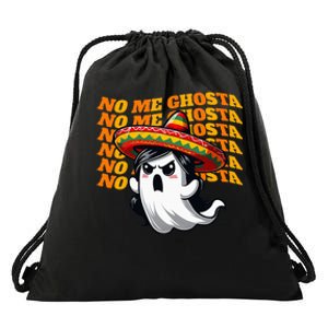 Funny Mexican Halloween Ghost Costume Drawstring Bag