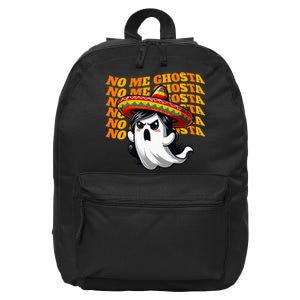 Funny Mexican Halloween Ghost Costume 16 in Basic Backpack