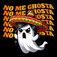 Funny Mexican Halloween Ghost Costume 16 in Basic Backpack