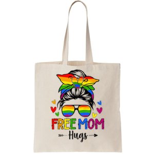 Free Mom Hugs Free Mom Hugs Inclusive Pride LGBTQIA Tote Bag