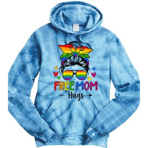 Free Mom Hugs Free Mom Hugs Inclusive Pride LGBTQIA Tie Dye Hoodie