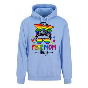 Free Mom Hugs Free Mom Hugs Inclusive Pride LGBTQIA Unisex Surf Hoodie